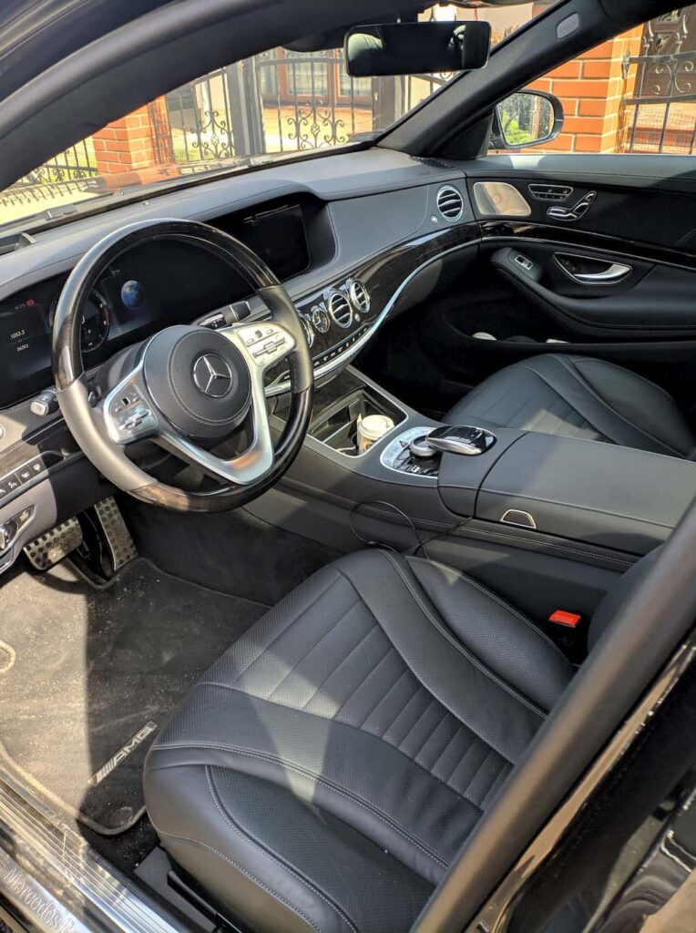 Mercedes Ska w222  AMG Zabezpieczenie samochodowe - wnętrze