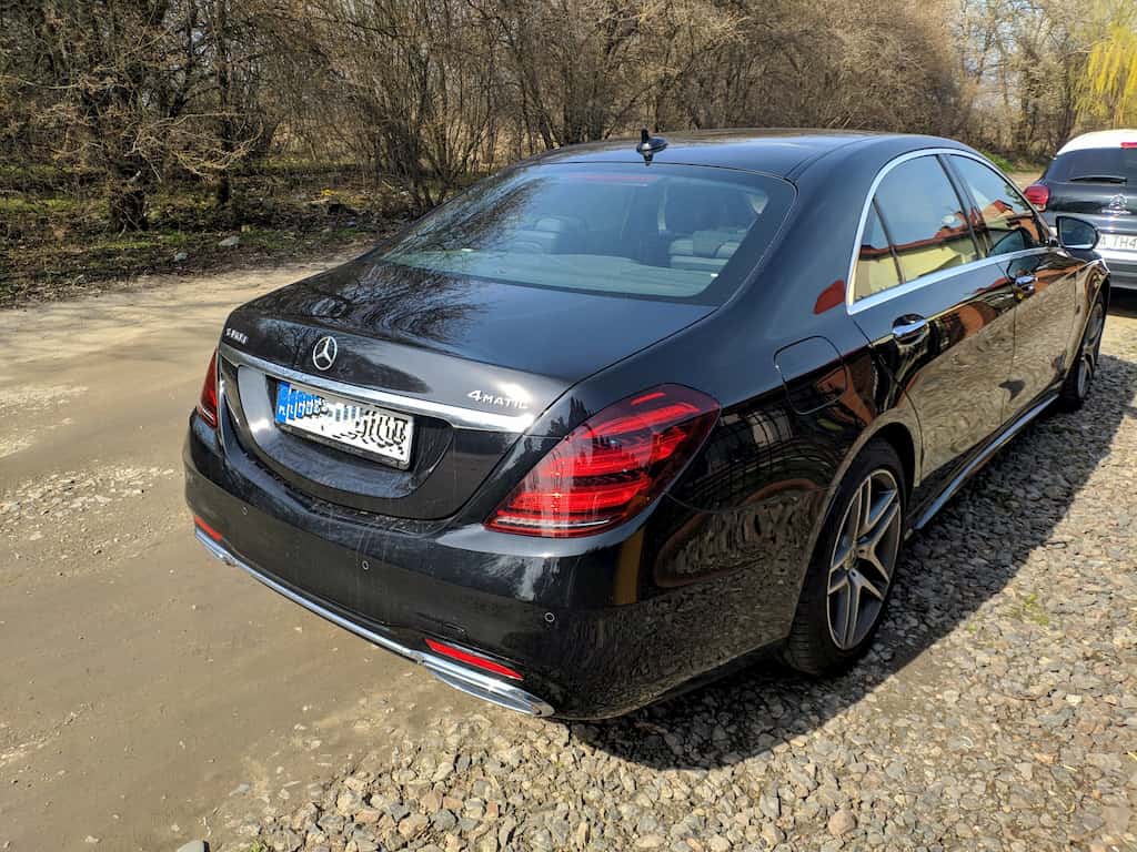 Mercedes Ska w222 AMG Zabezpieczenie samochodowe - tył
