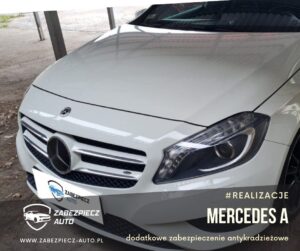 Mercedes Klasa A - Dodatkowe Zabezpieczenie Antykradzieżowe