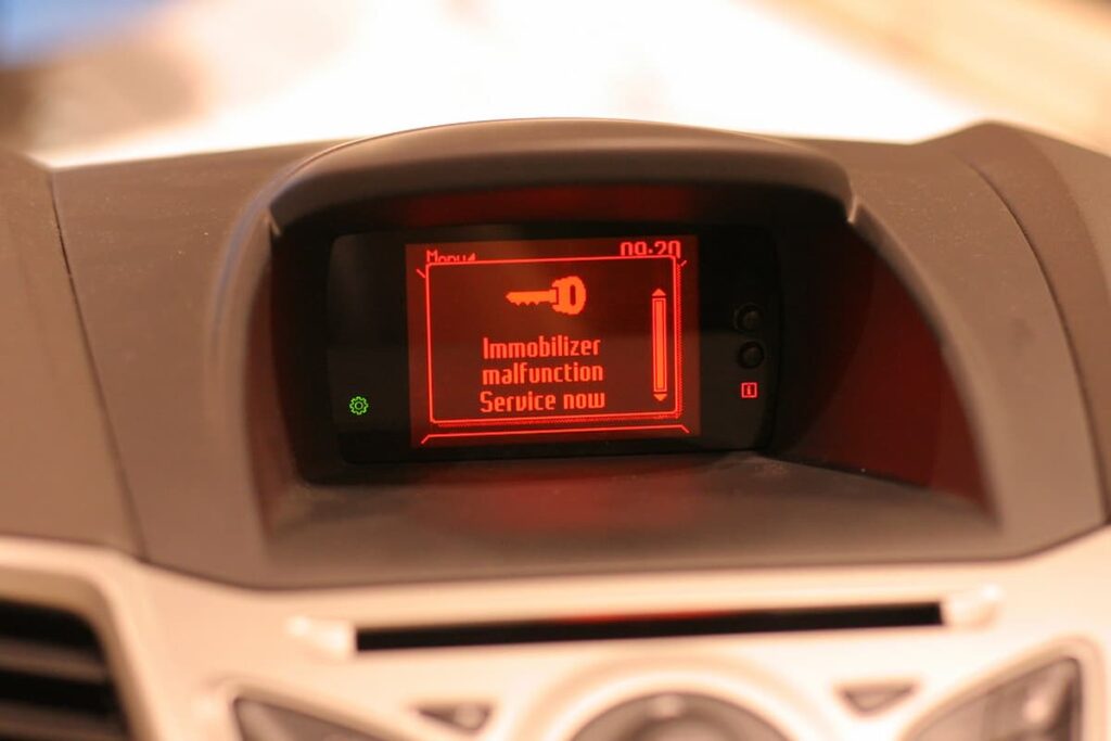 Awaria immobilizera - komputer