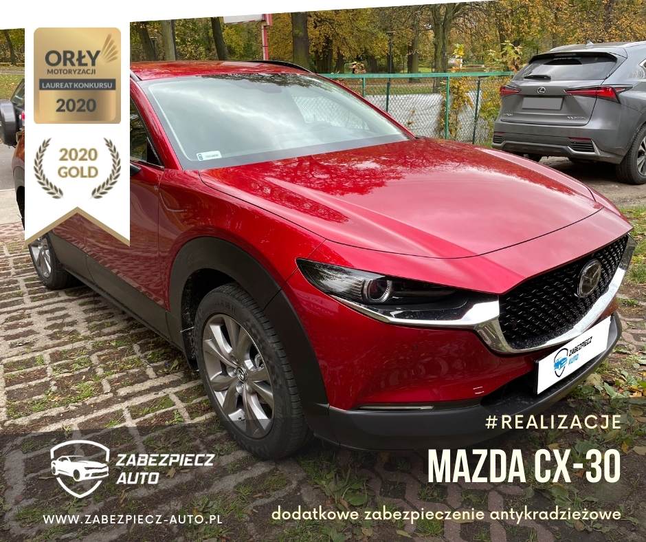 Mazda CX-30 - Dodatkowe Zabezpieczenie Antykradzieżowe