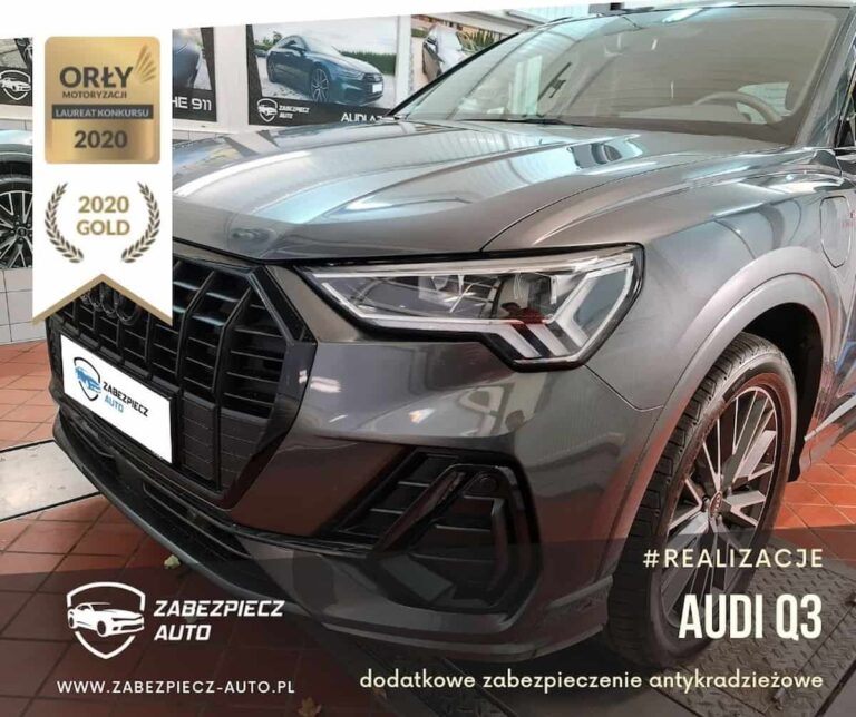 Audi Q3 - dodatkowe zabezpieczenie antykradzieżowe CanLock