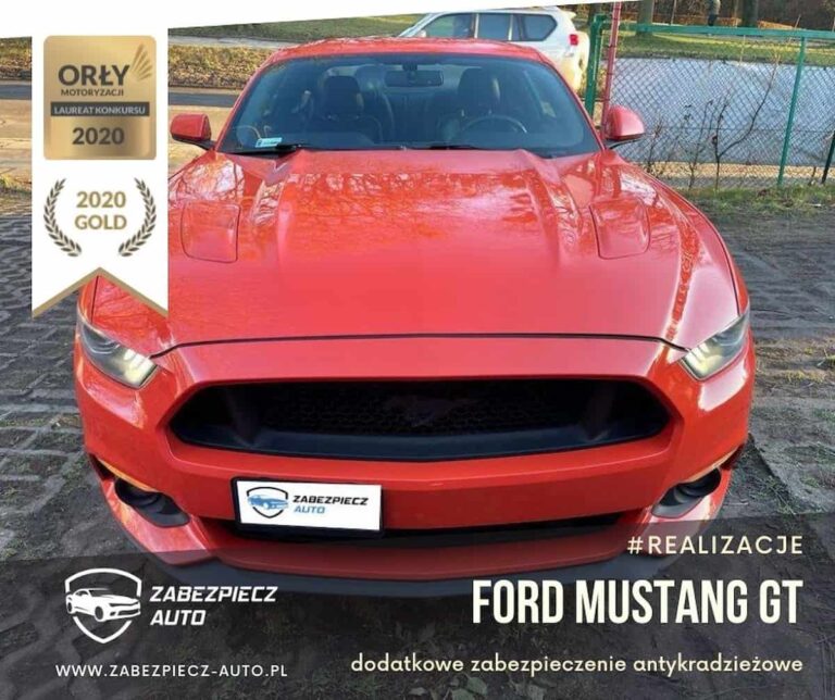 Ford Mustang GT - dodatkowe zabezpieczenie antykradzieżowe CanLock