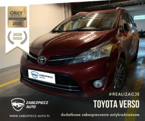 Toyota Verso - dodatkowe zabezpieczenie antykradzieżowe CanLock