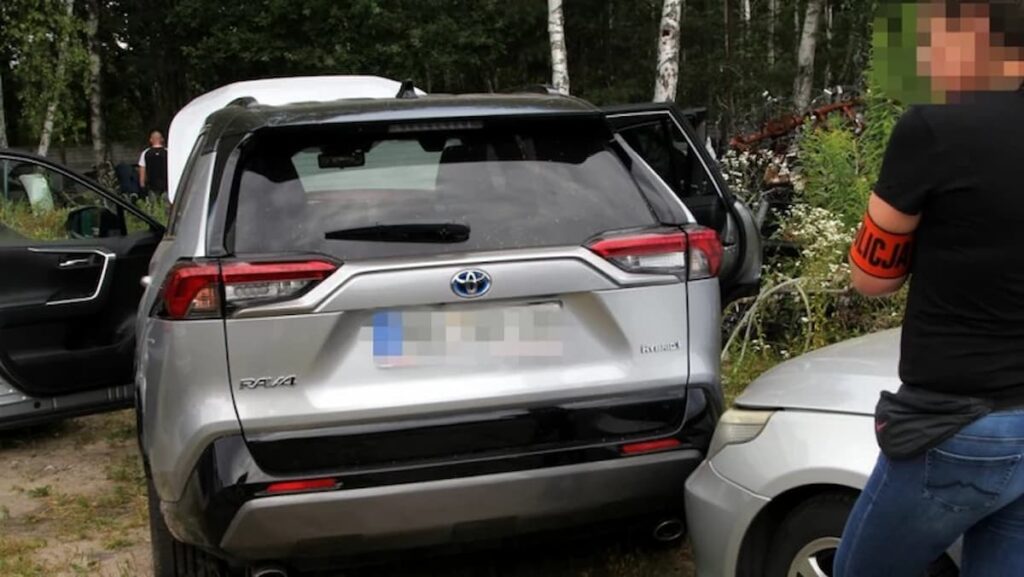 Kradzieże aut 2021 - Toyota