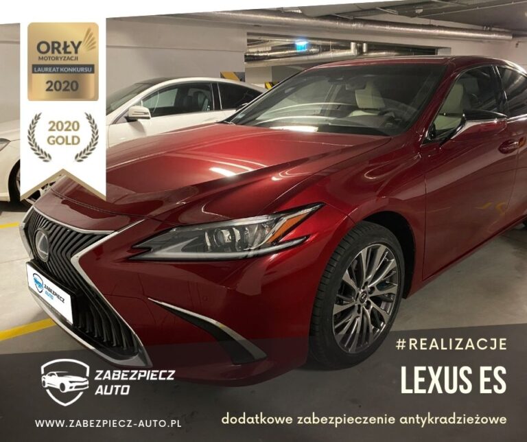 Lexus ES - dodatkowe zabezpieczenie antykradzieżowe CanLock