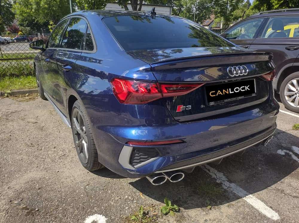 Audi S3 - dodatkowe zabezpieczenie antykradzieżowe CanLock