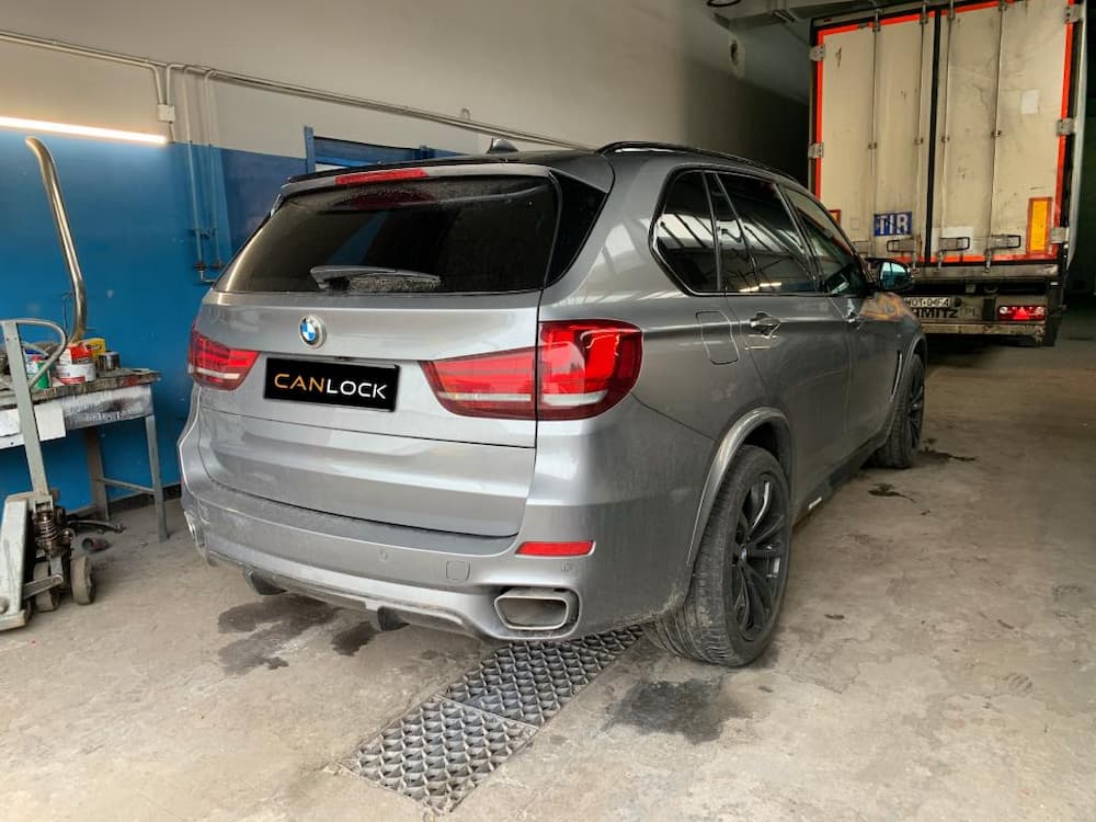 BMW X5 - dodatkowe zabezpieczenie antykradzieżowe CanLock