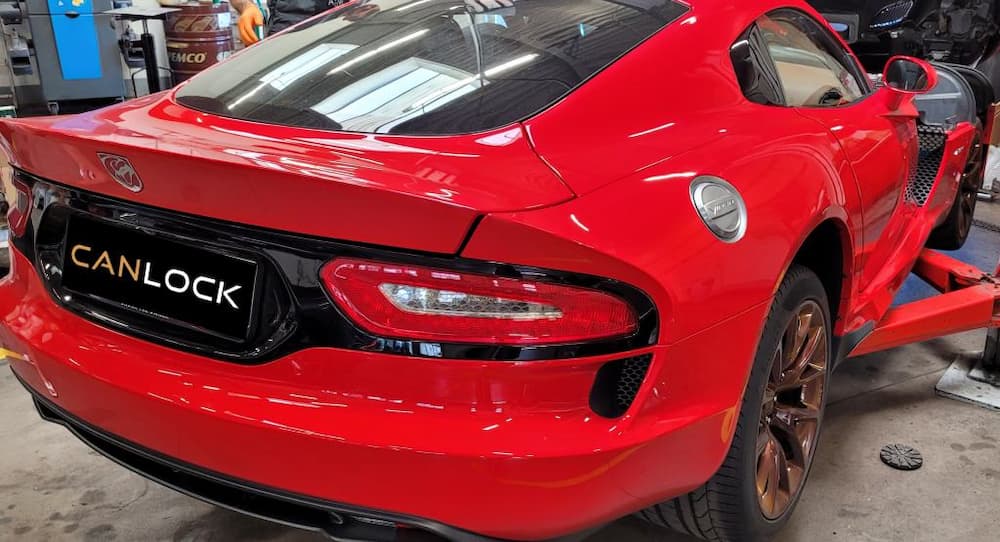Dodge Viper - dodatkowe zabezpieczenie antykradzieżowe CanLock