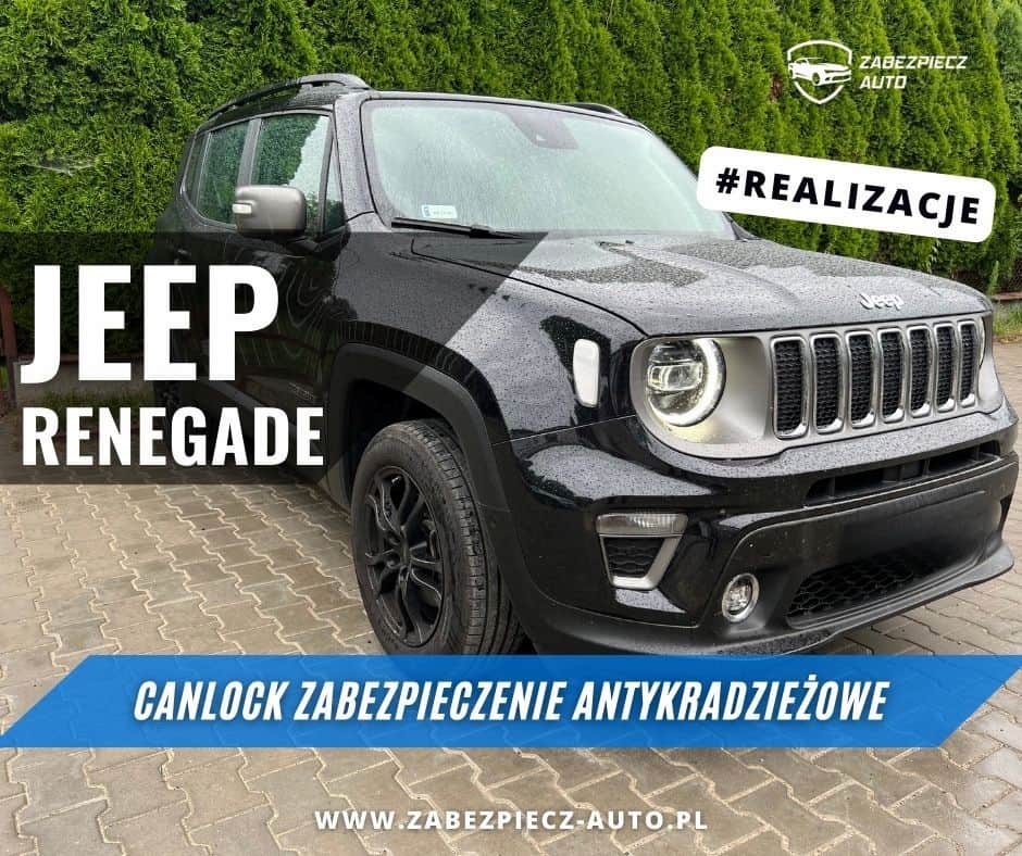 Jeep Renegade – zabezpieczenie antykradzieżowe CANLOCK