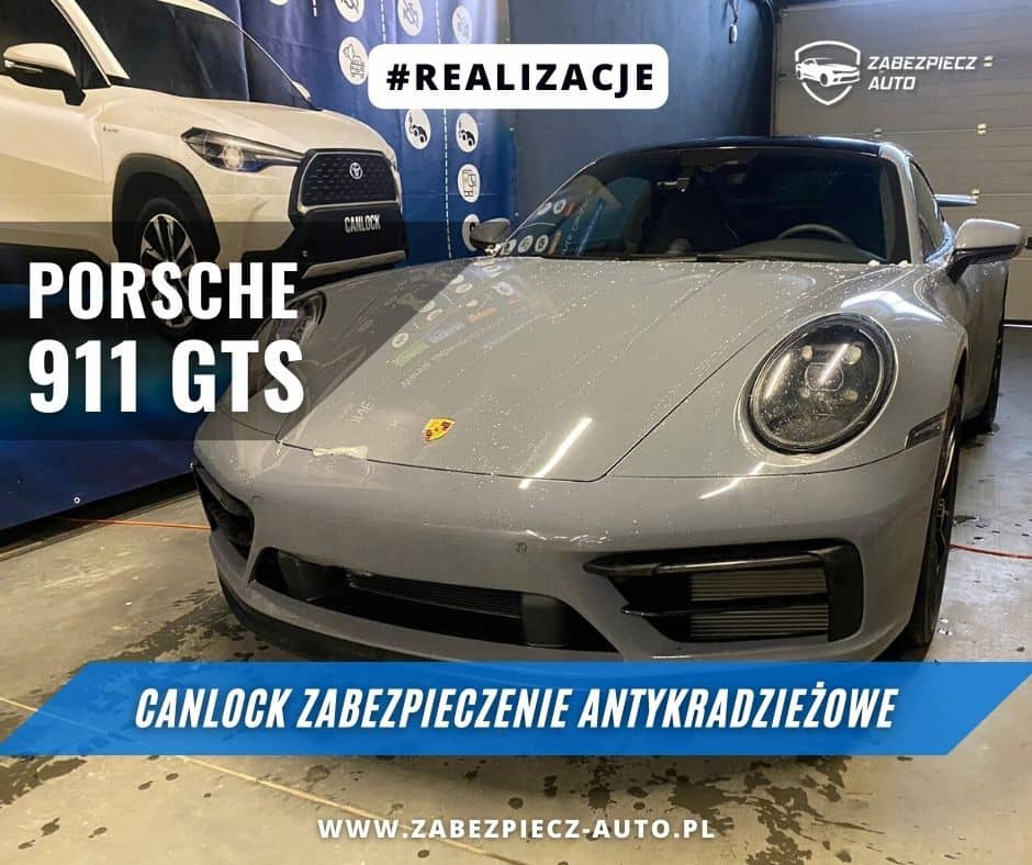Jak zabezpieczyć Porsche 911 GTS przed kradzieżą? Blokada CANLOCK!